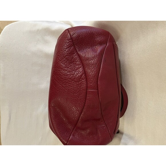 Marc‎ by Marc Jacobs Beautiful Burgundy Leather Hobo Shoulder Crossbody Bag - Picture 5 of 11